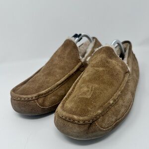 Men's UGG Brown Suede Loafers size 12